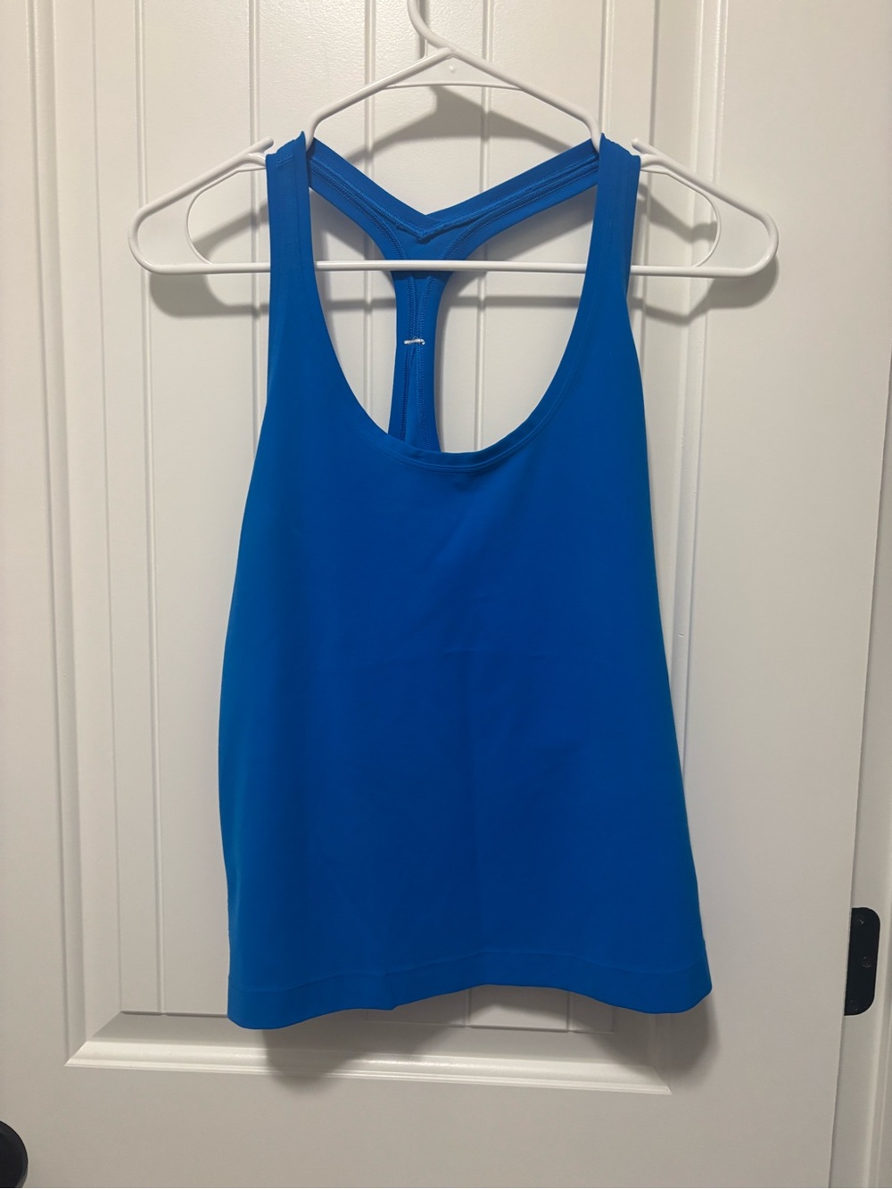 Lulelemon Bright Blue Racerback Tank Top size 12